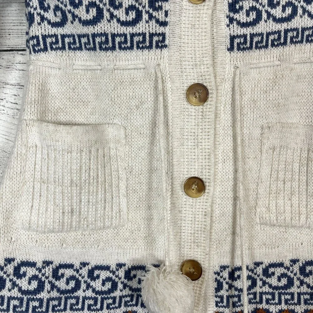 Gakkard Collections Kids Knit Sweater Wool Mix Coat Sz 110/5
